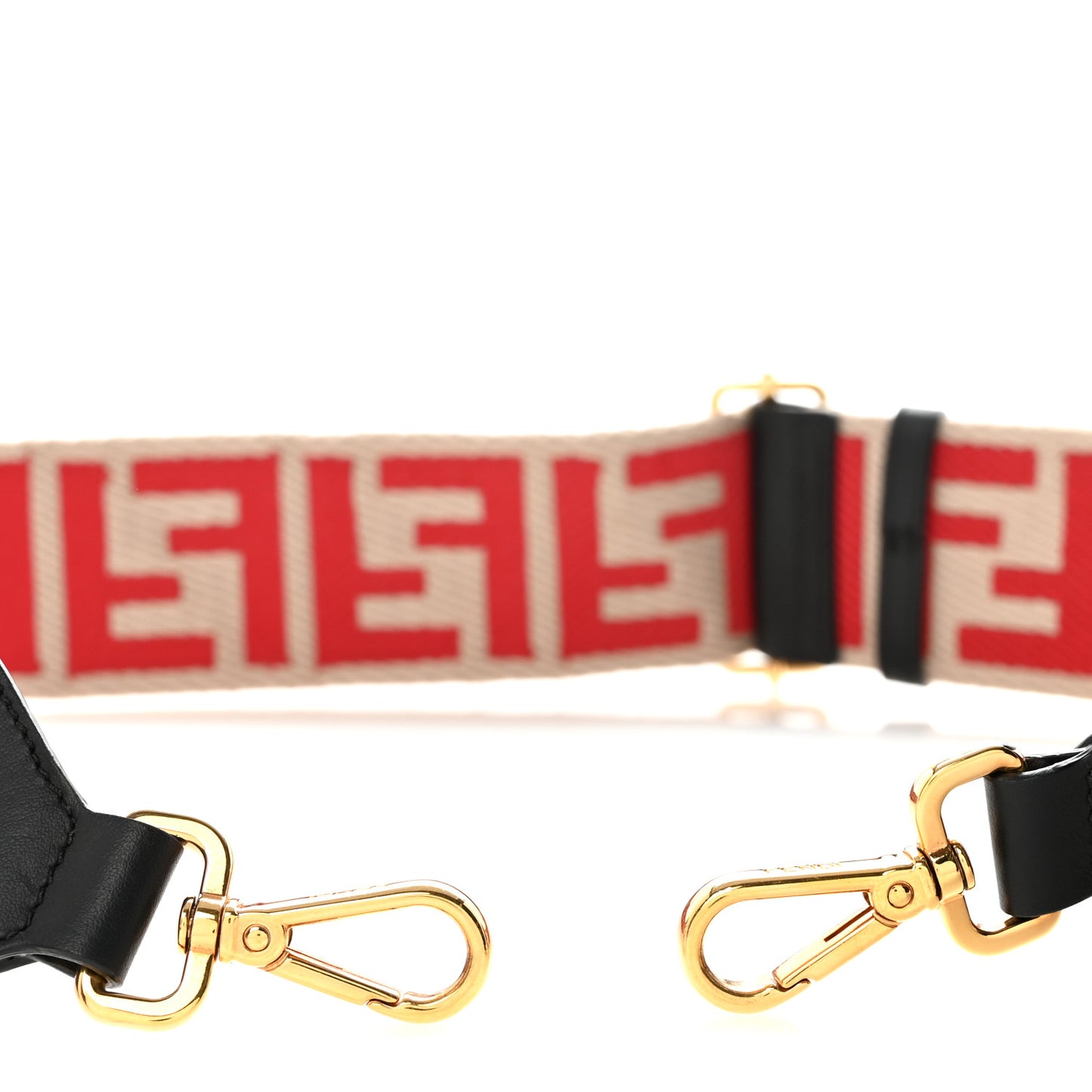 Ribbon Vitello Seta FF 1974 Adjustable Strap You Rosso
