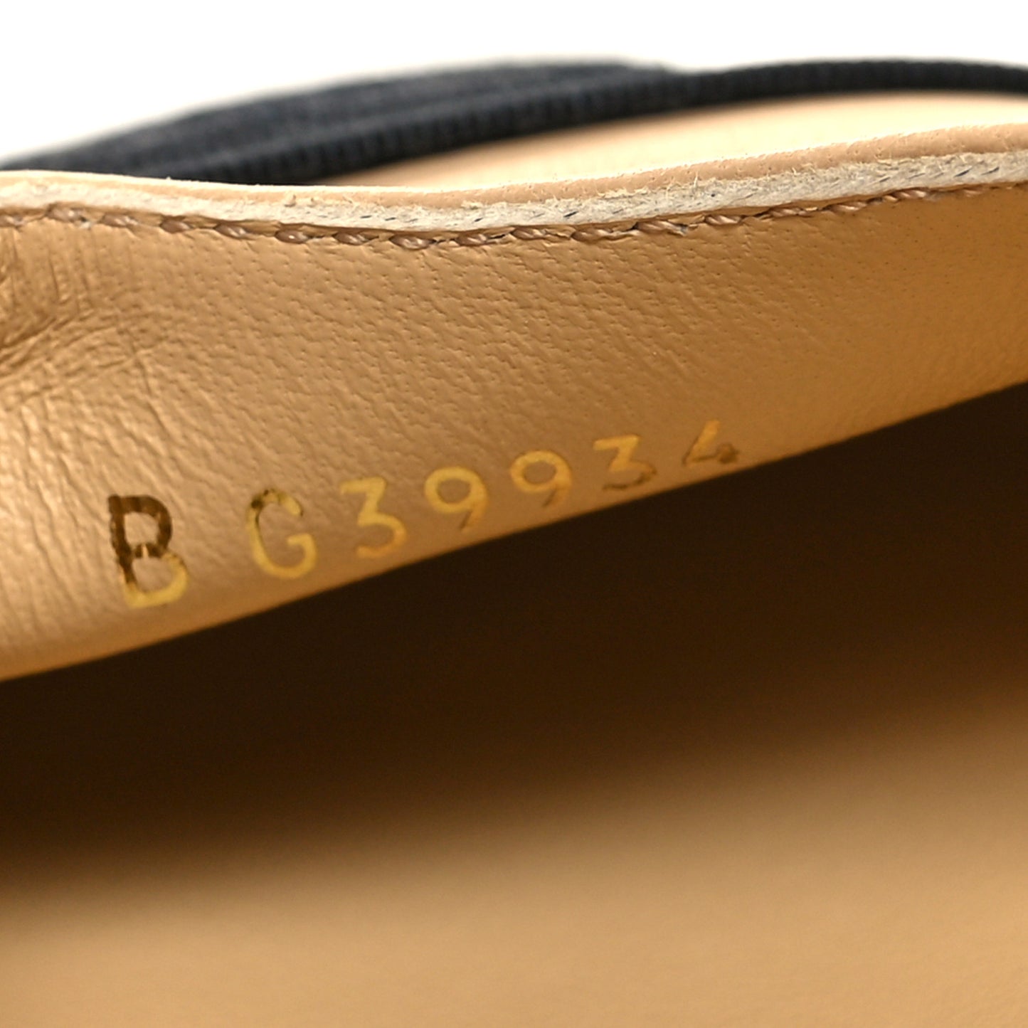 Lambskin Grosgrain CC Espadrilles Wedges 36 Beige Black