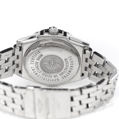 Breitling Stainless Steel 43mm Headwind Day Date Automatic Watch Black A45355 5 of 6