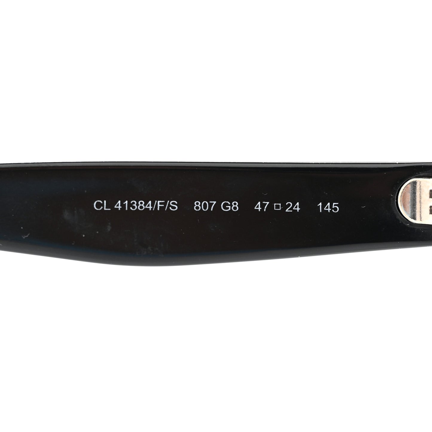 Acetate Bevel Cat Sunglasses CL 41384/F/S Black