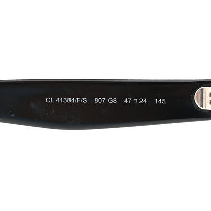 Celine Acetate Bevel Cat Sunglasses CL 41384/F/S Black 5 of 7