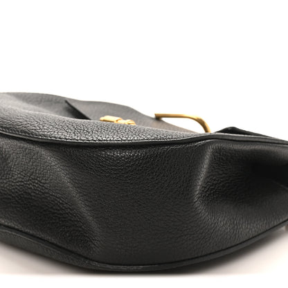 Chloe Grained Lambskin Drew Shoulder Bag Black 9 of 9