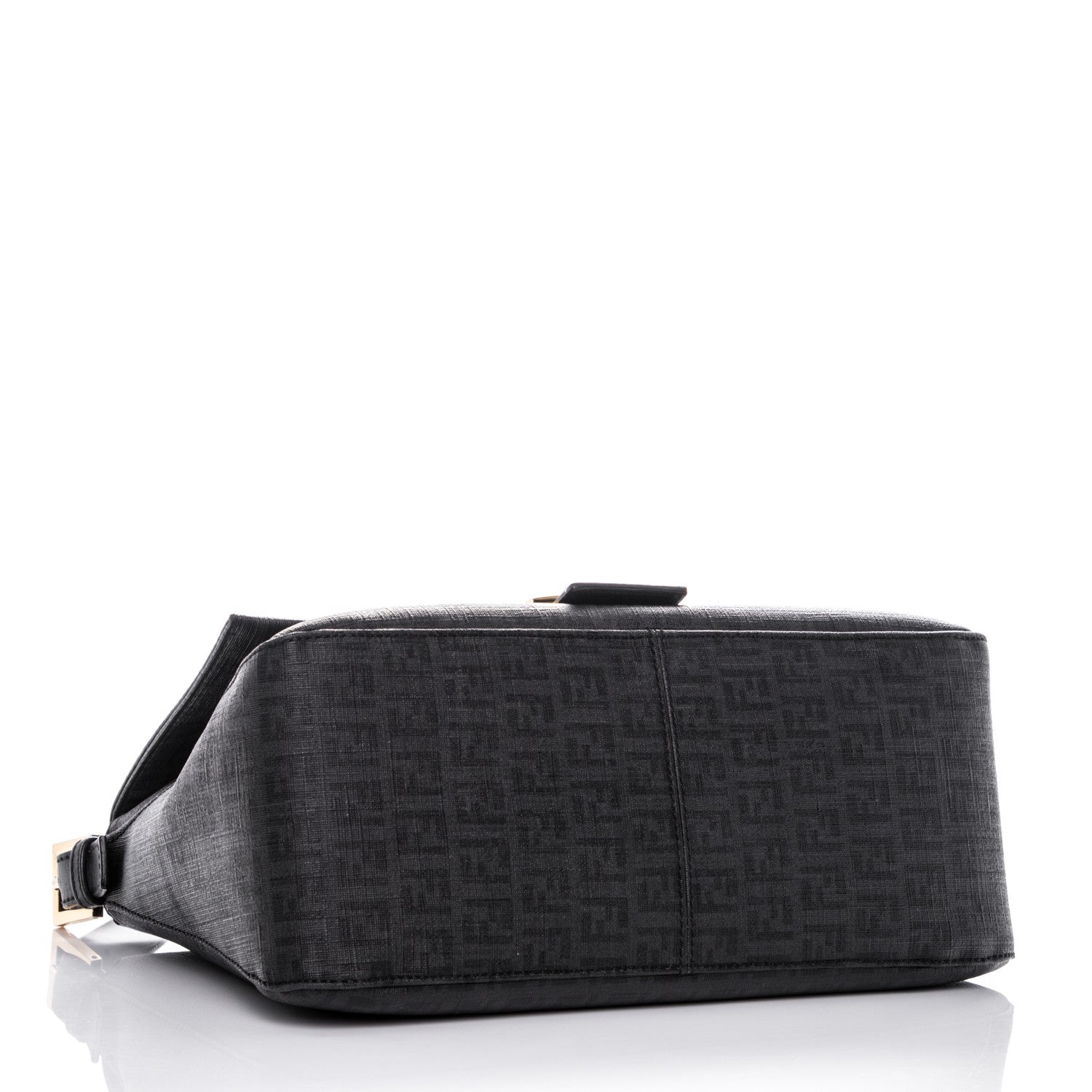 Fendi Zucchino Spalmati Vitello Forever Mama Baguette Black 4 of 7