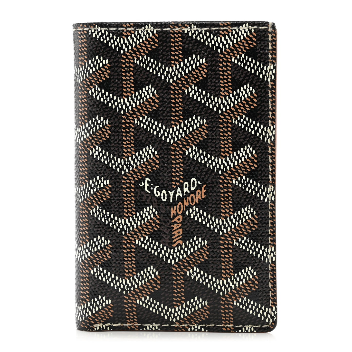 Goyardine Saint Pierre Card Holder Black