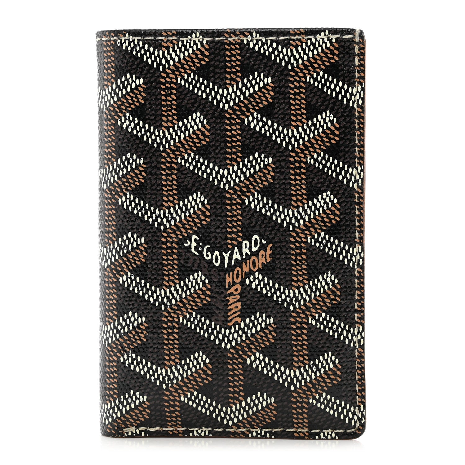 Goyard Goyardine Saint Pierre Card Holder Black 1 of 9
