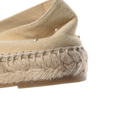 Chanel Suede Pearl CC Espadrilles 37 Beige Black 13 of 14