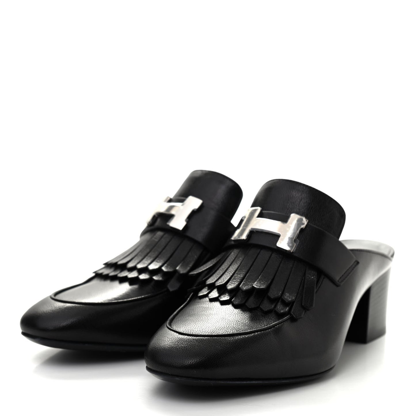 Goatskin Tuileries Mules 37 Black