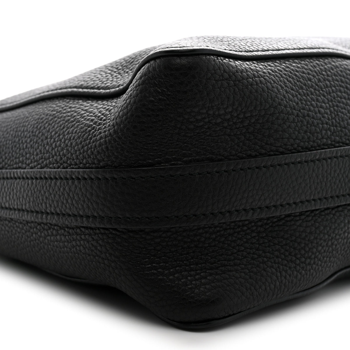 Grained Calfskin D-Bee Shopper Black