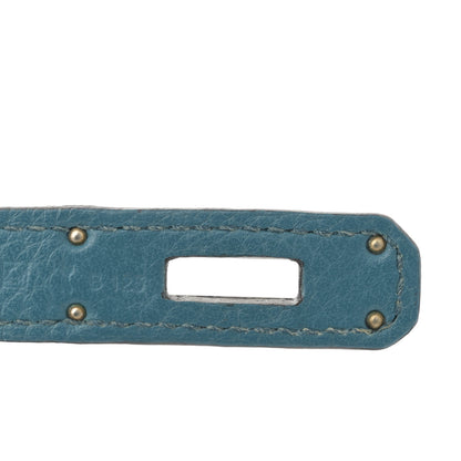Hermes Taurillon Clemence Jypsiere 28 Bleu Izmir 7 of 11