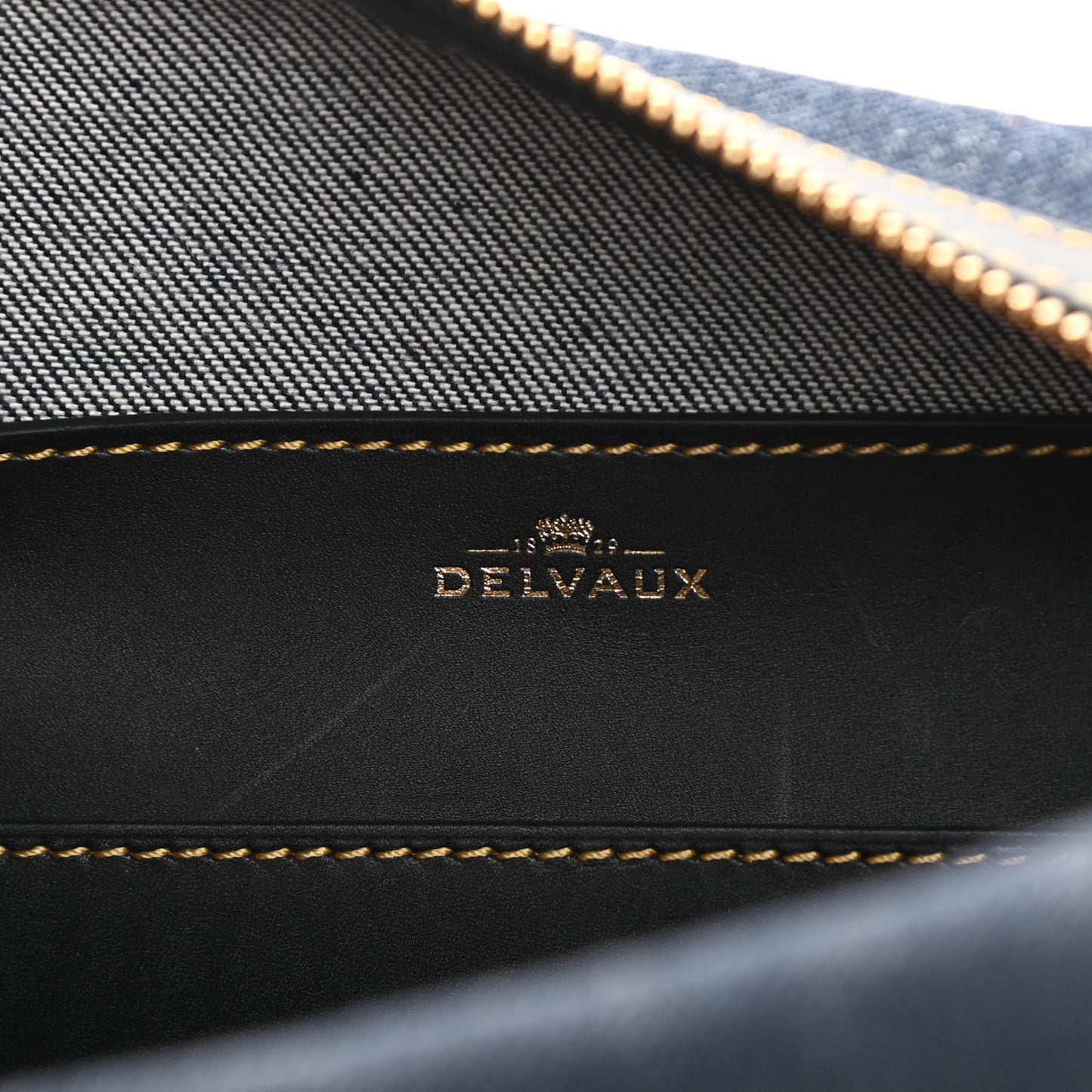 Denim Calfskin Cool Box MM Blue Black