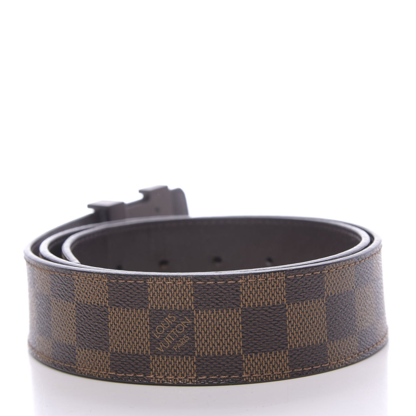 Damier Ebene 40mm LV Initiales Belt 90 36