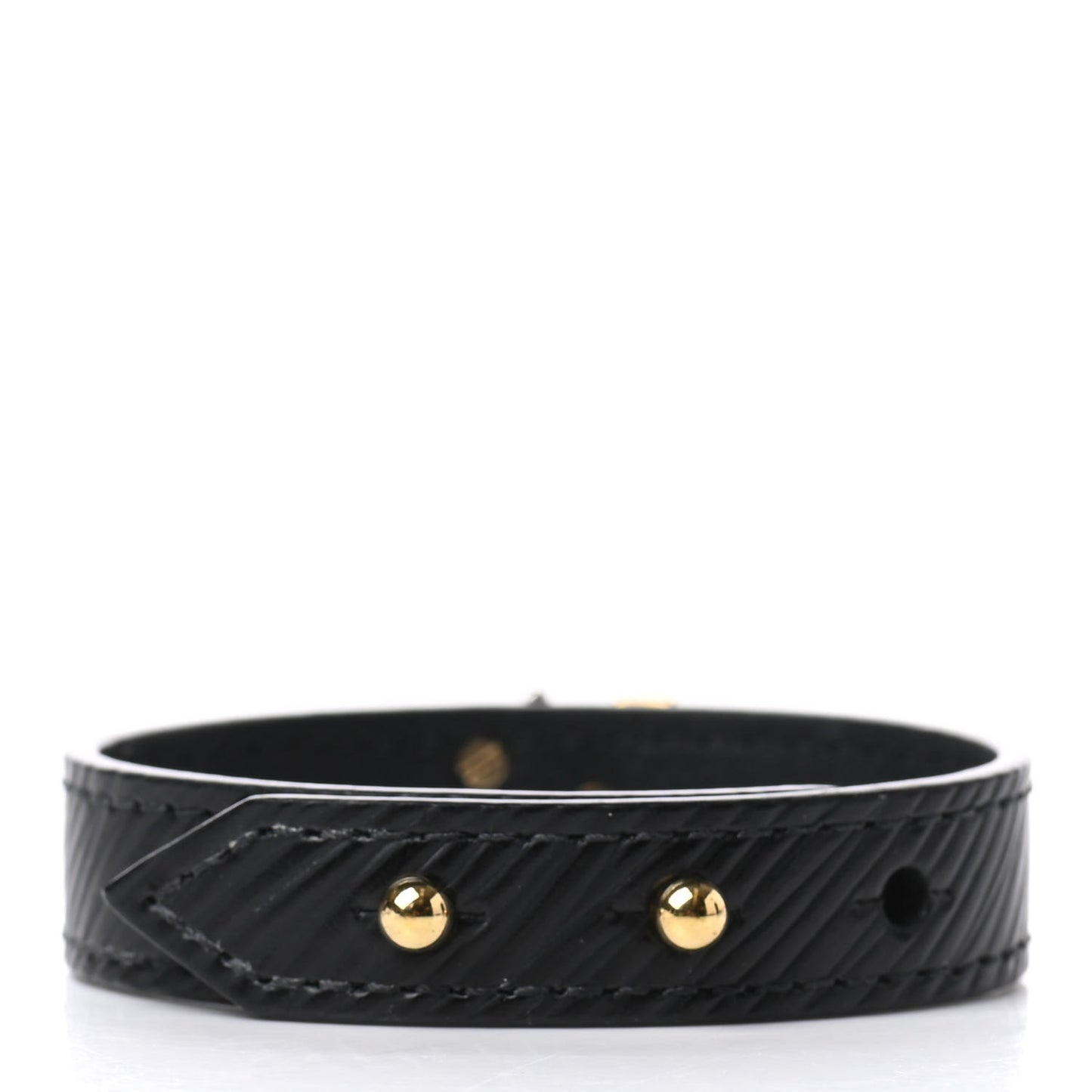 Epi Twist It Bracelet 17 Black