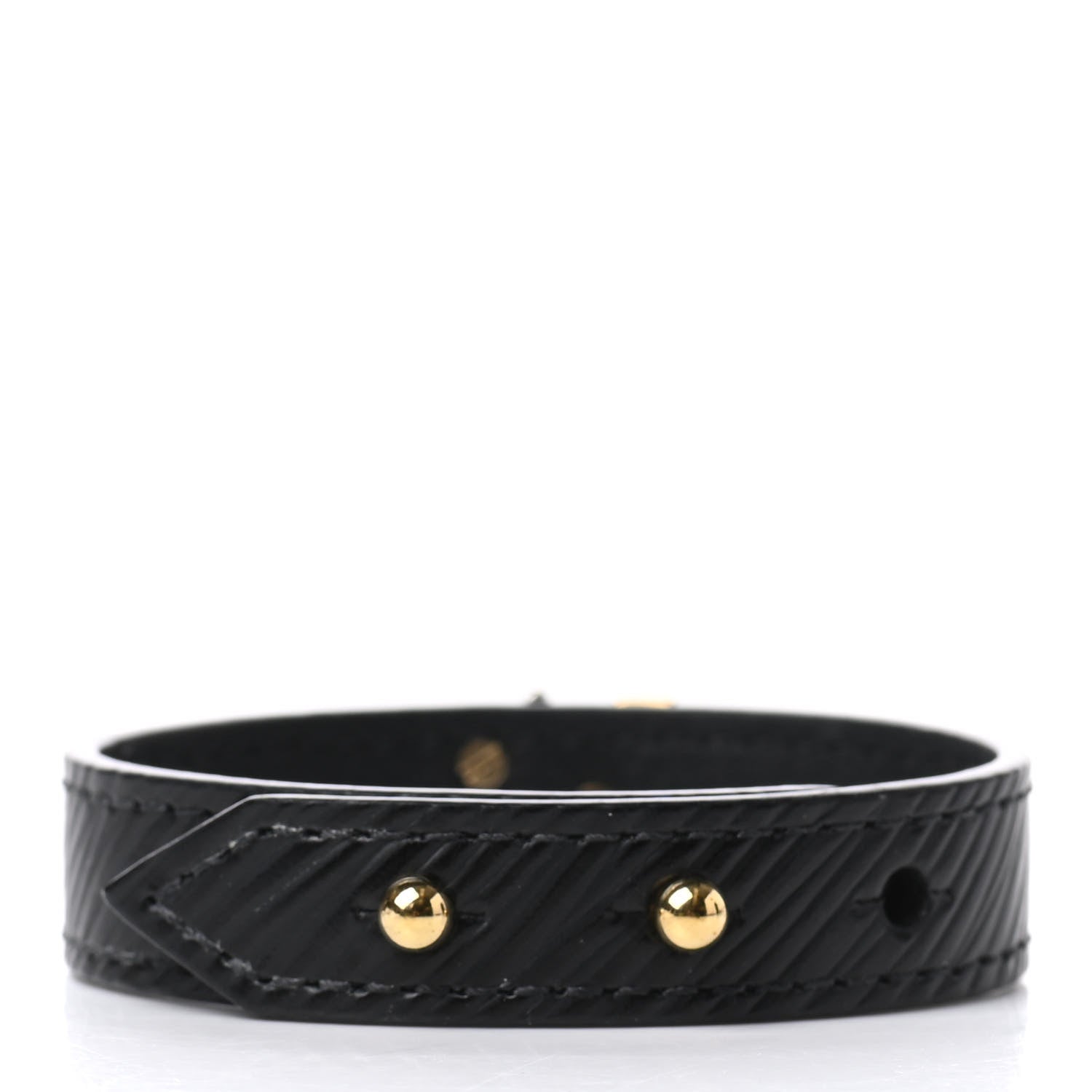 Louis Vuitton Epi Twist It Bracelet 17 Black 3 of 6