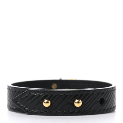 Louis Vuitton Epi Twist It Bracelet 17 Black 3 of 6