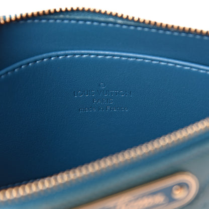 Louis Vuitton Vernis Trousse Cosmetic Pouch Blue Galactic 6 of 8