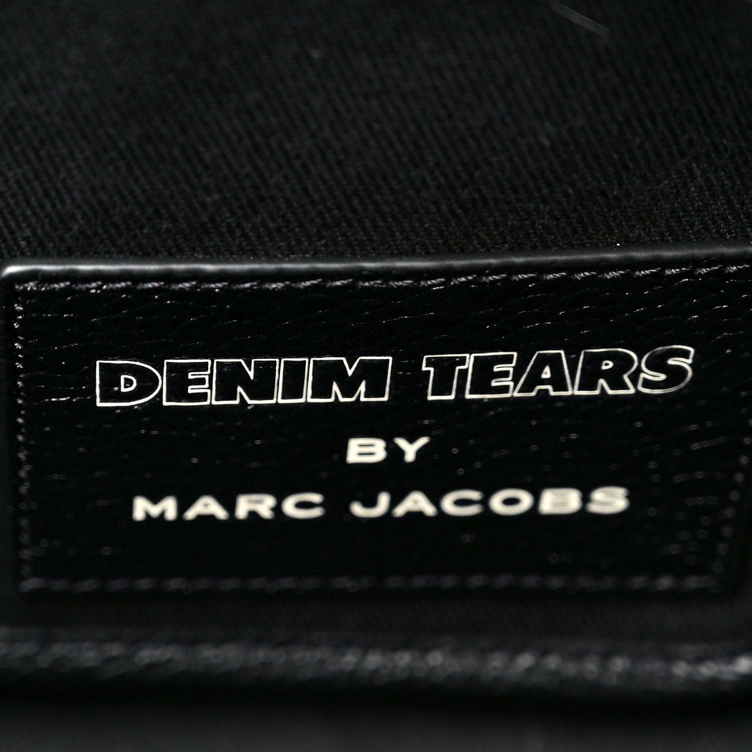 Marc Jacobs x Denim Tears Grained Calfskin Medium The Tote Bag Black 6 of 12