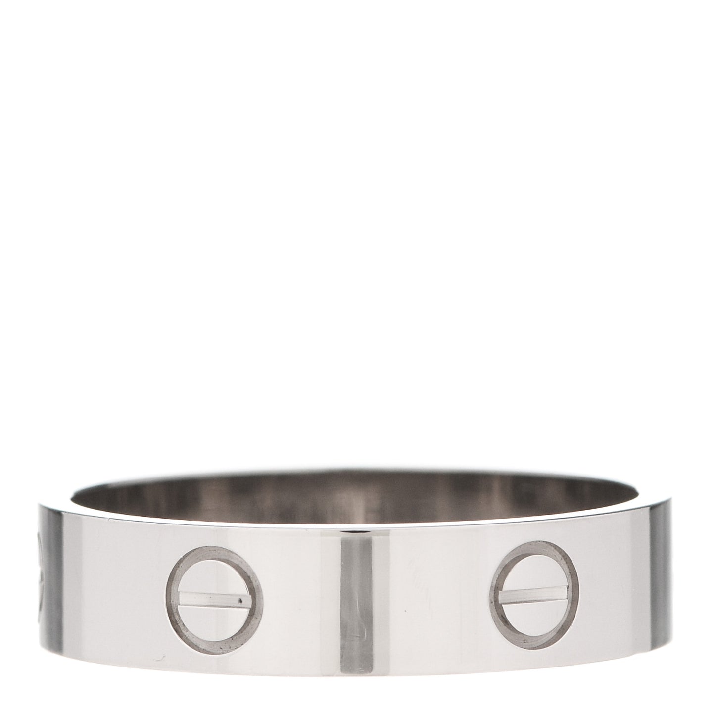 18K White Gold 5.5mm LOVE Ring 66 11.5