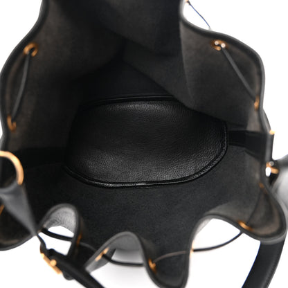 Hermes Evergrain Market Drawstring Bag 28 Black 5 of 10