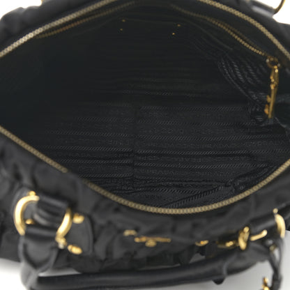 Prada Tessuto Nylon Gaufre Tote Black 5 of 14