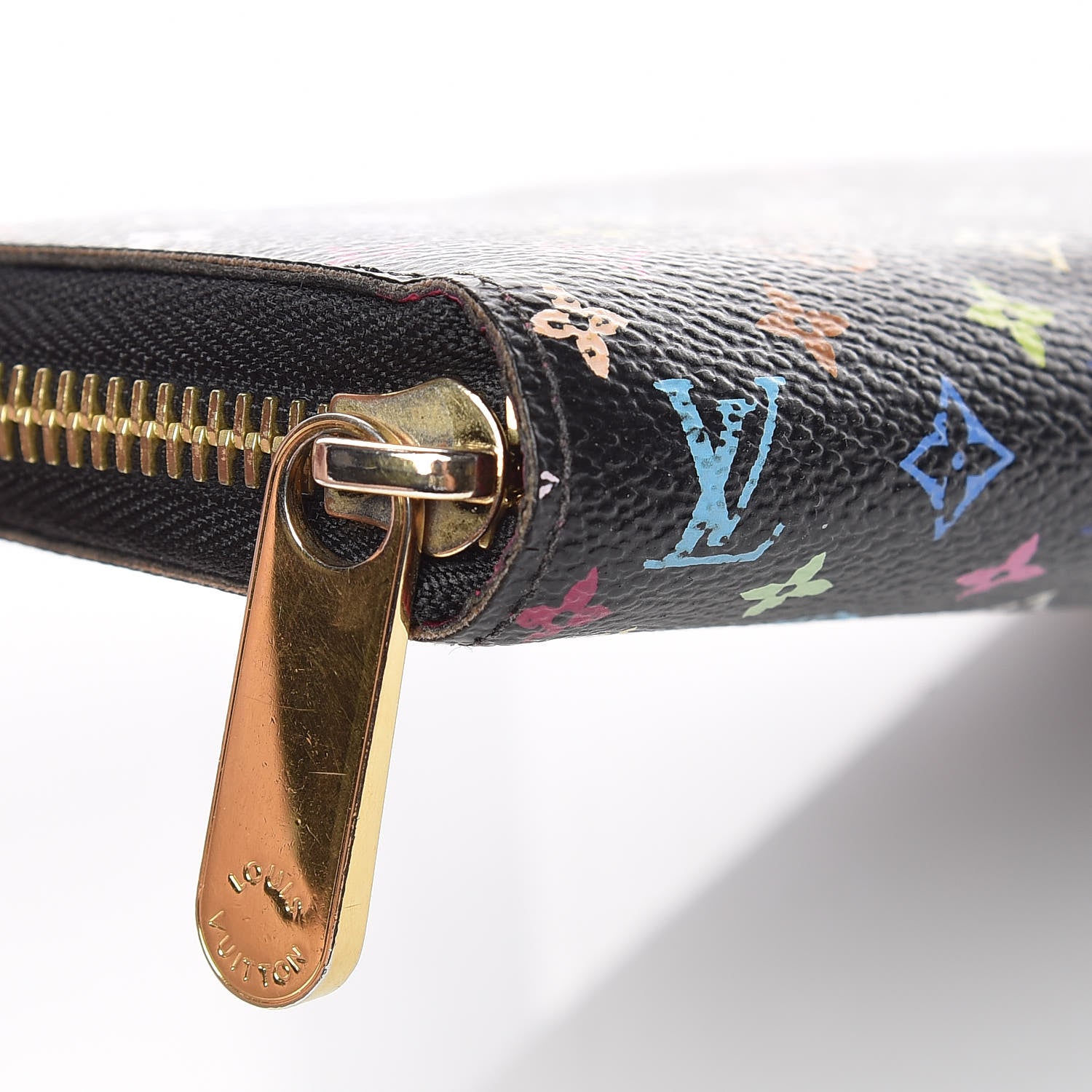 Louis Vuitton Monogram Multicolor Zippy Wallet Black Grenade 5 of 12