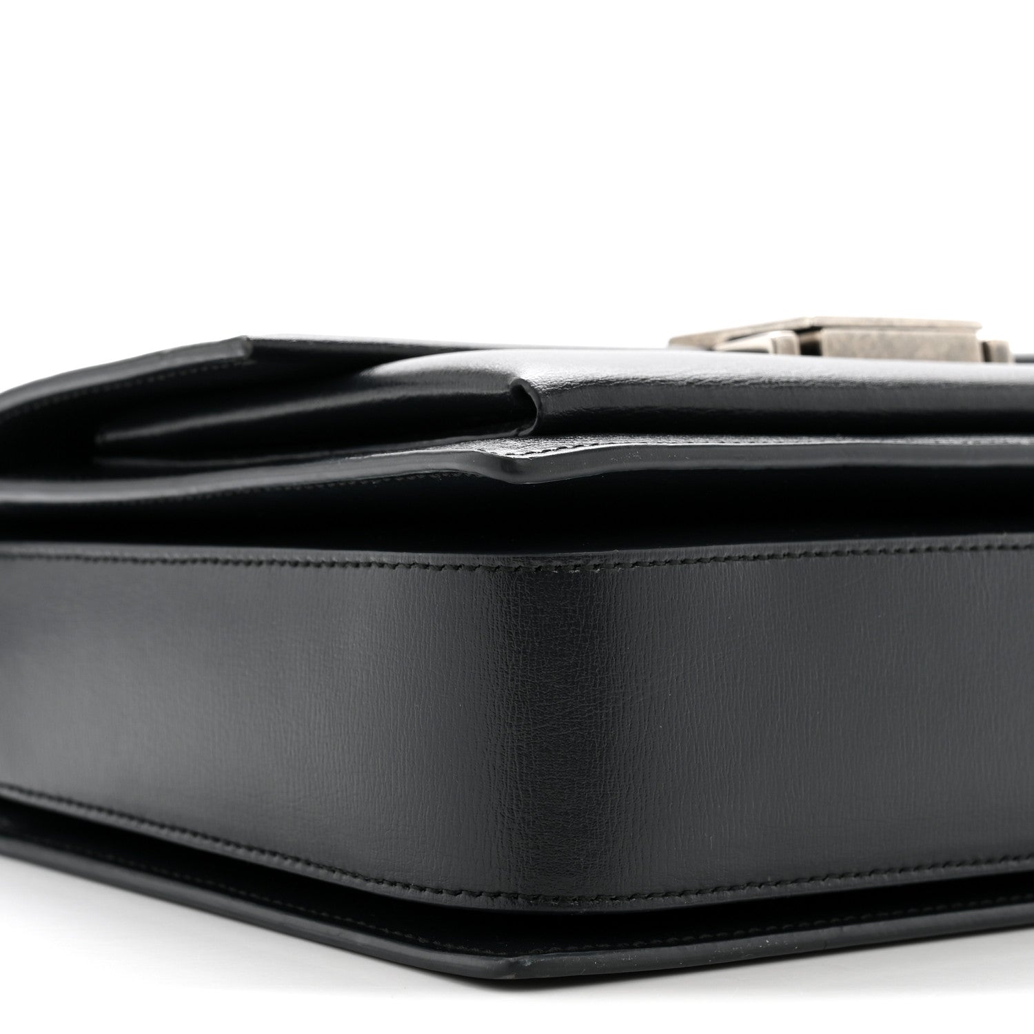 Saint Laurent Calfskin Medium Bellechasse Satchel Navy 9 of 14