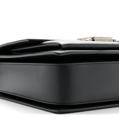 Saint Laurent Calfskin Medium Bellechasse Satchel Navy 9 of 14