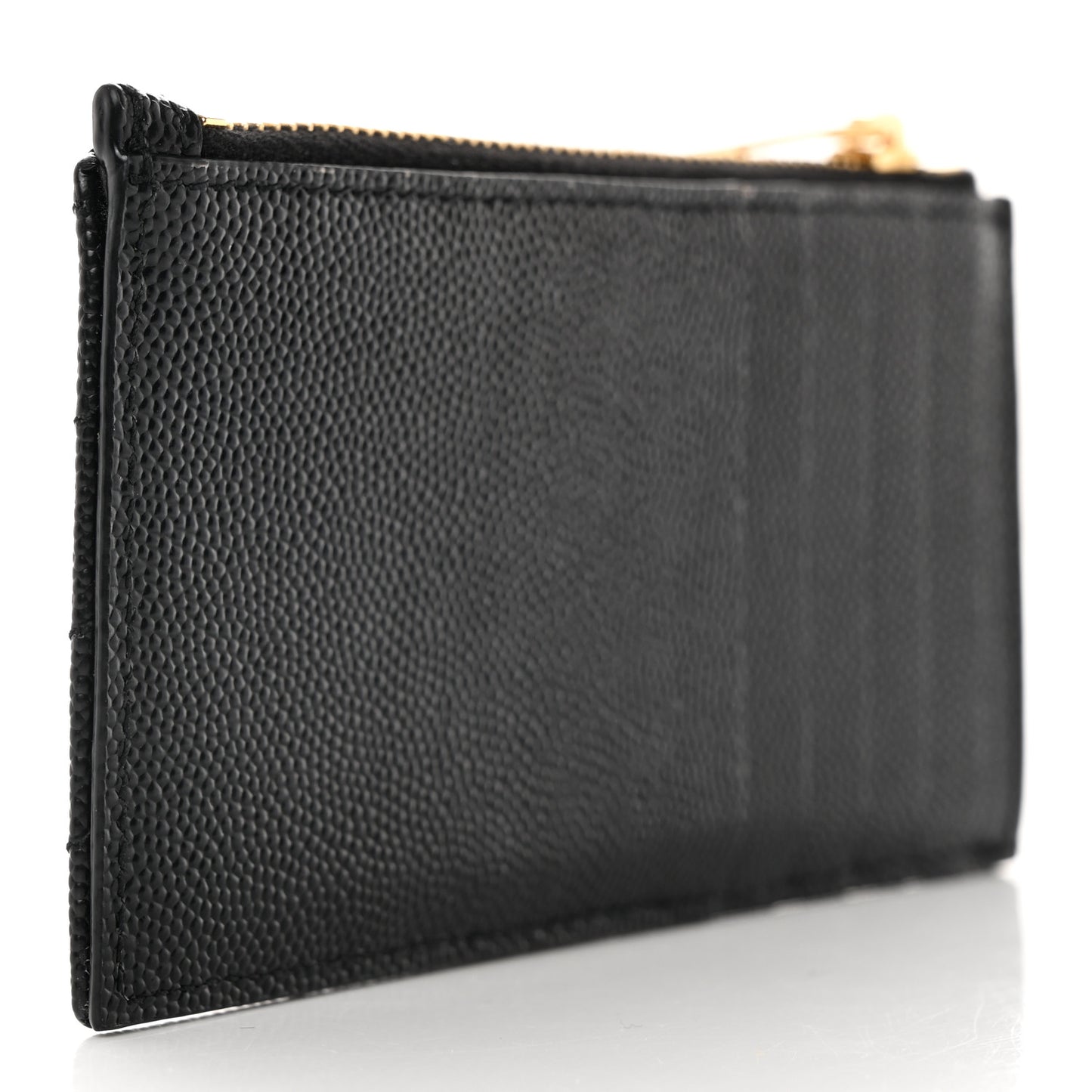 Monogram Grain de Poudre 5 Fragments Zip Pouch Card Holder Black