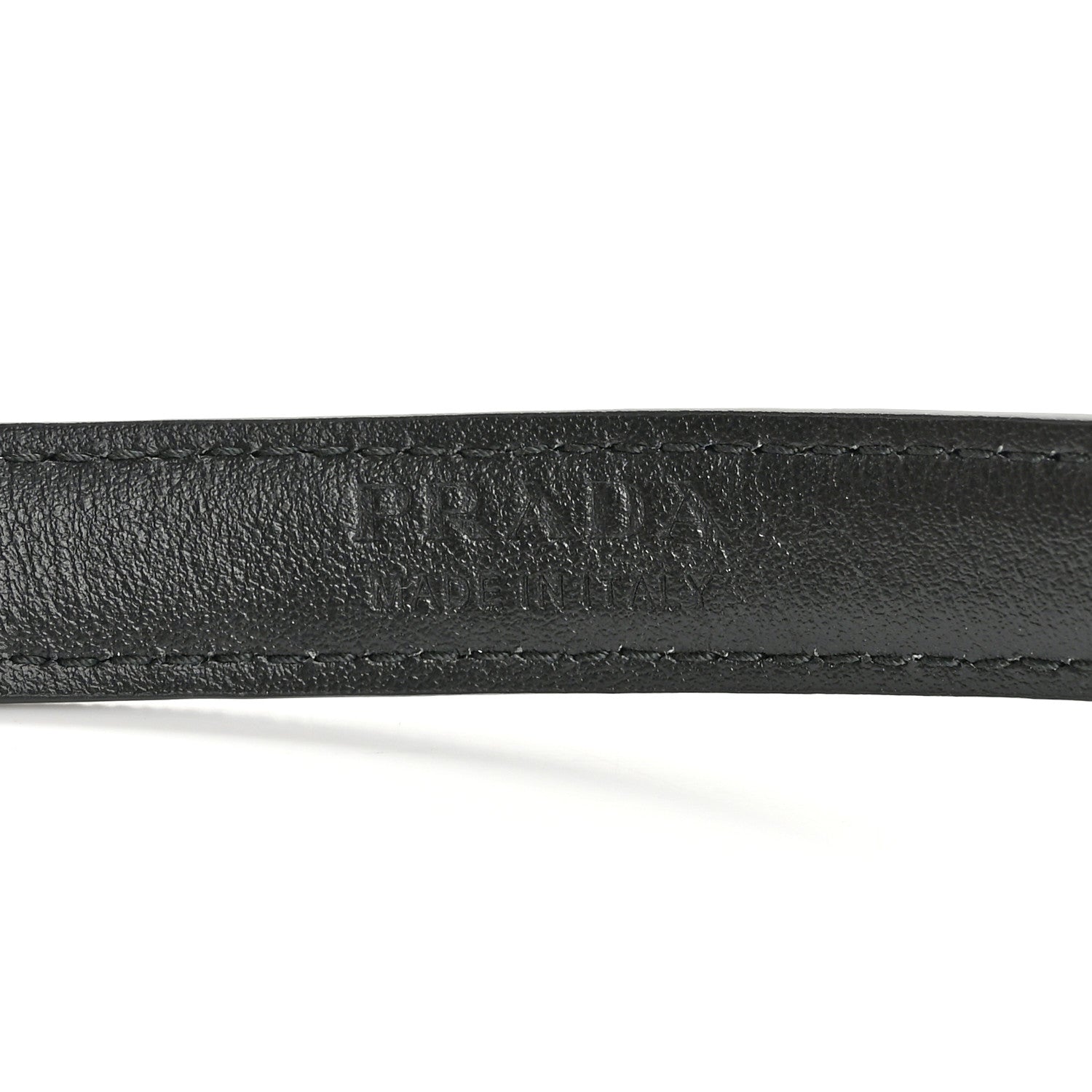 Prada Saffiano Triangle Belt 85 34 Black 5 of 7