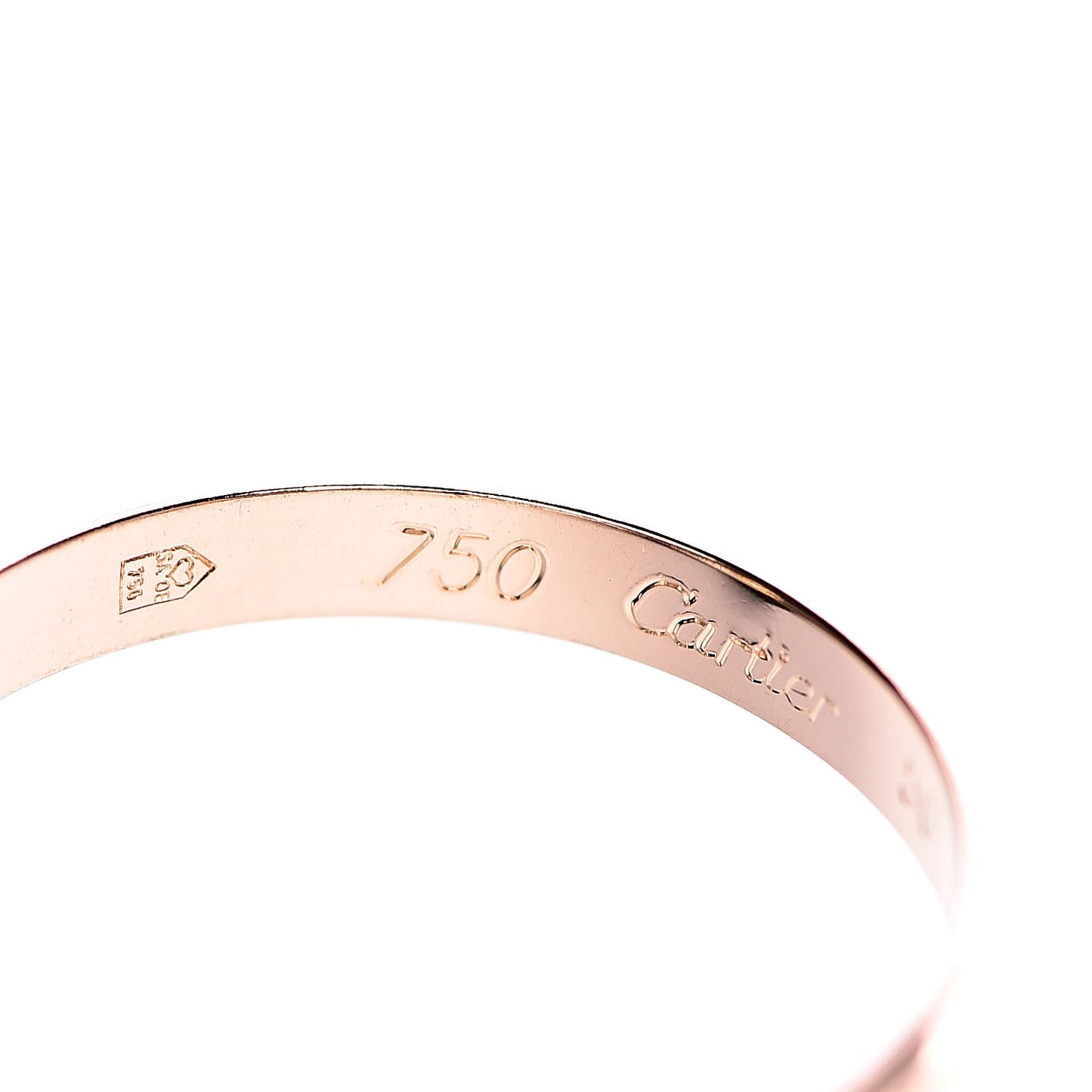 18K Pink Yellow White Gold Small Trinity Ring 50 5.25