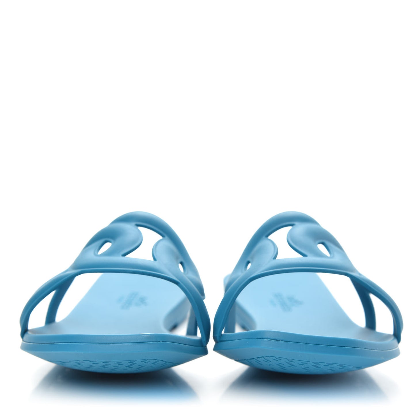 Rubber Aloha Sandals 38 Bleu Vif