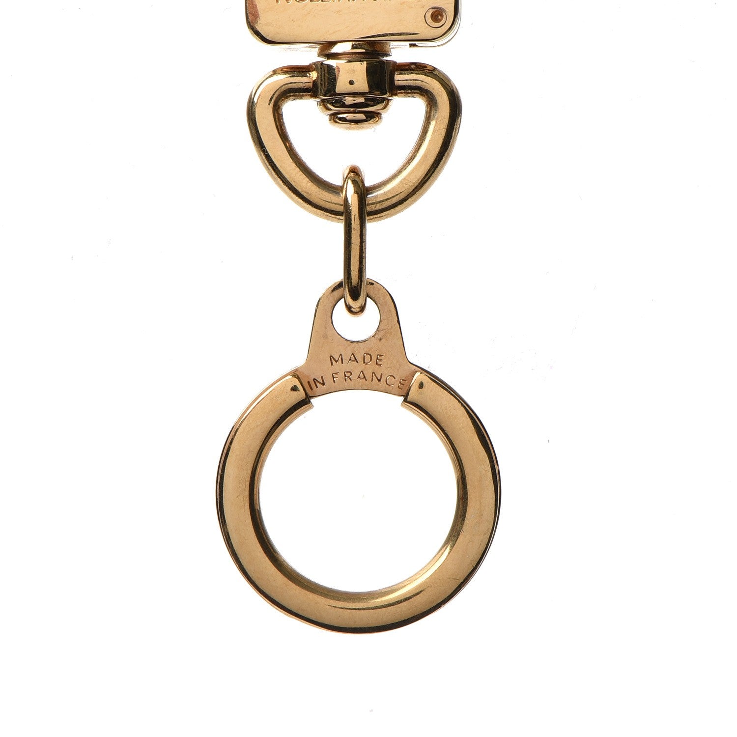 Louis Vuitton Pochette Extender Key Ring Gold 4 of 4