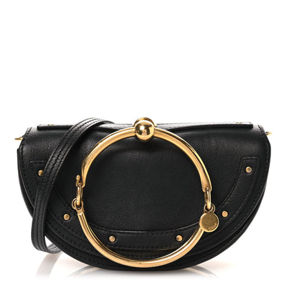 Chloe Calfskin Small Nile Bracelet Minaudiere Bag Black 1 of 14