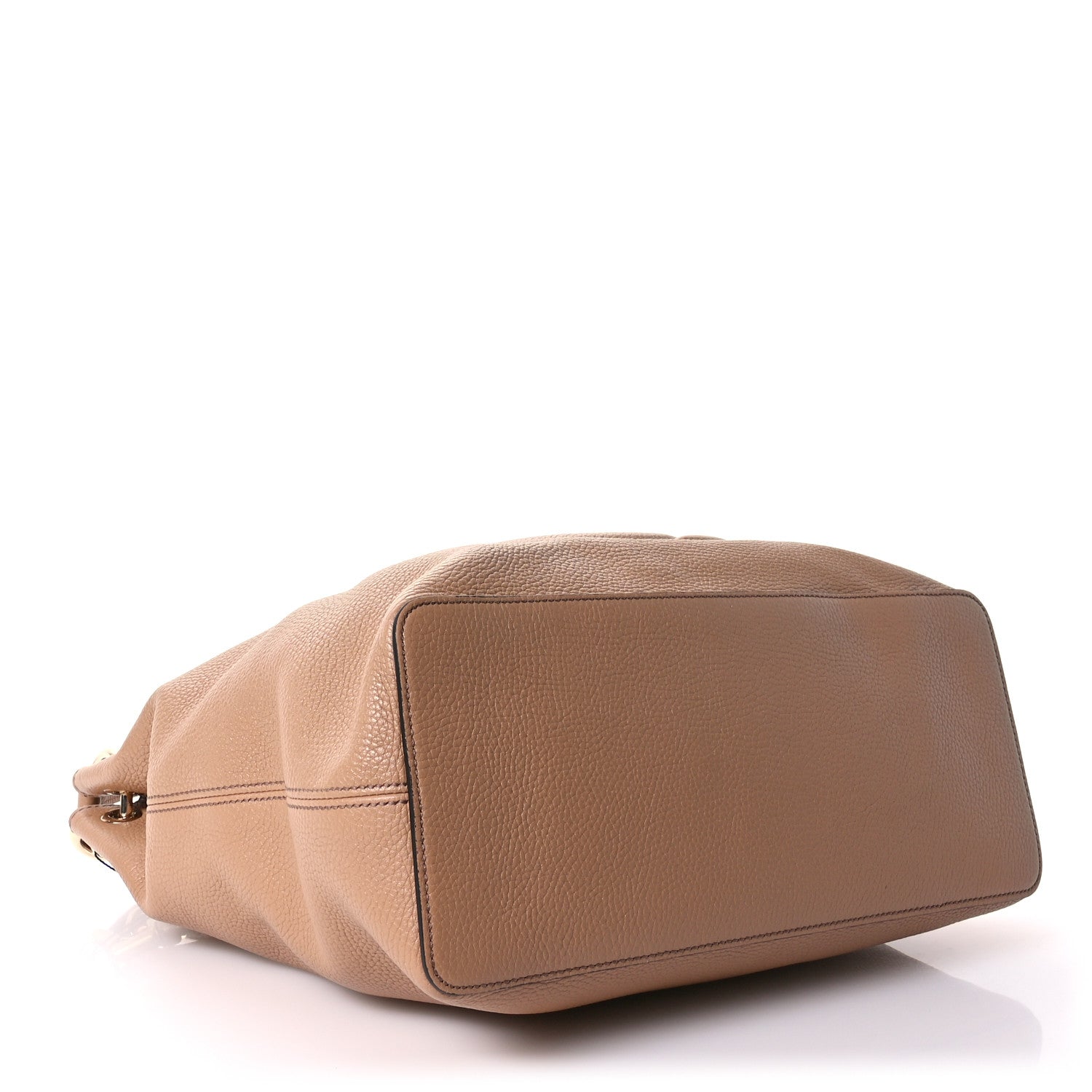 Gucci Pebbled Calfskin Large Soho Hobo Camelia 4 of 11