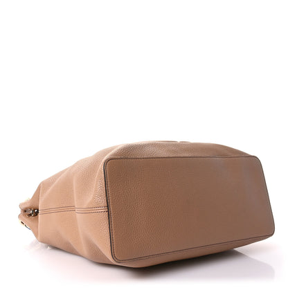 Gucci Pebbled Calfskin Large Soho Hobo Camelia 4 of 11