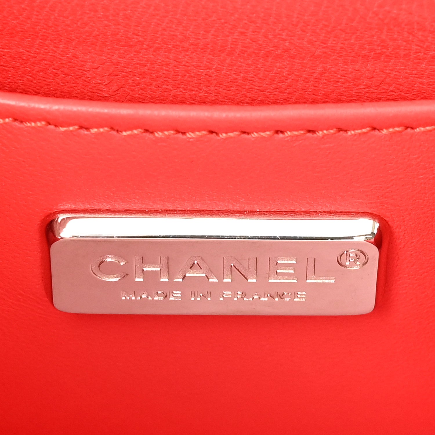 Chanel Snakeskin Mini Rectangular Flap Red 7 of 10
