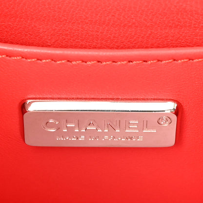 Chanel Snakeskin Mini Rectangular Flap Red 7 of 10