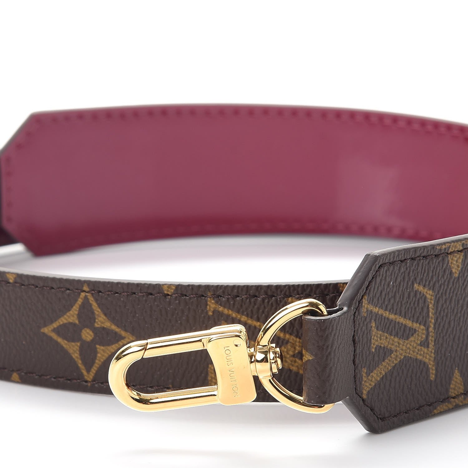 Louis Vuitton Patent Monogram Miroir Shoulder Strap Magenta 2 of 5