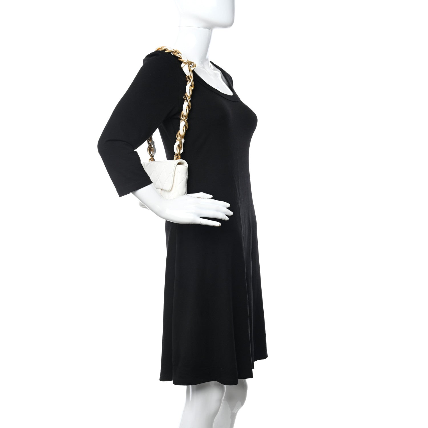 Chanel Lambskin Quilted Mini Funky Town Flap White 2 of 11