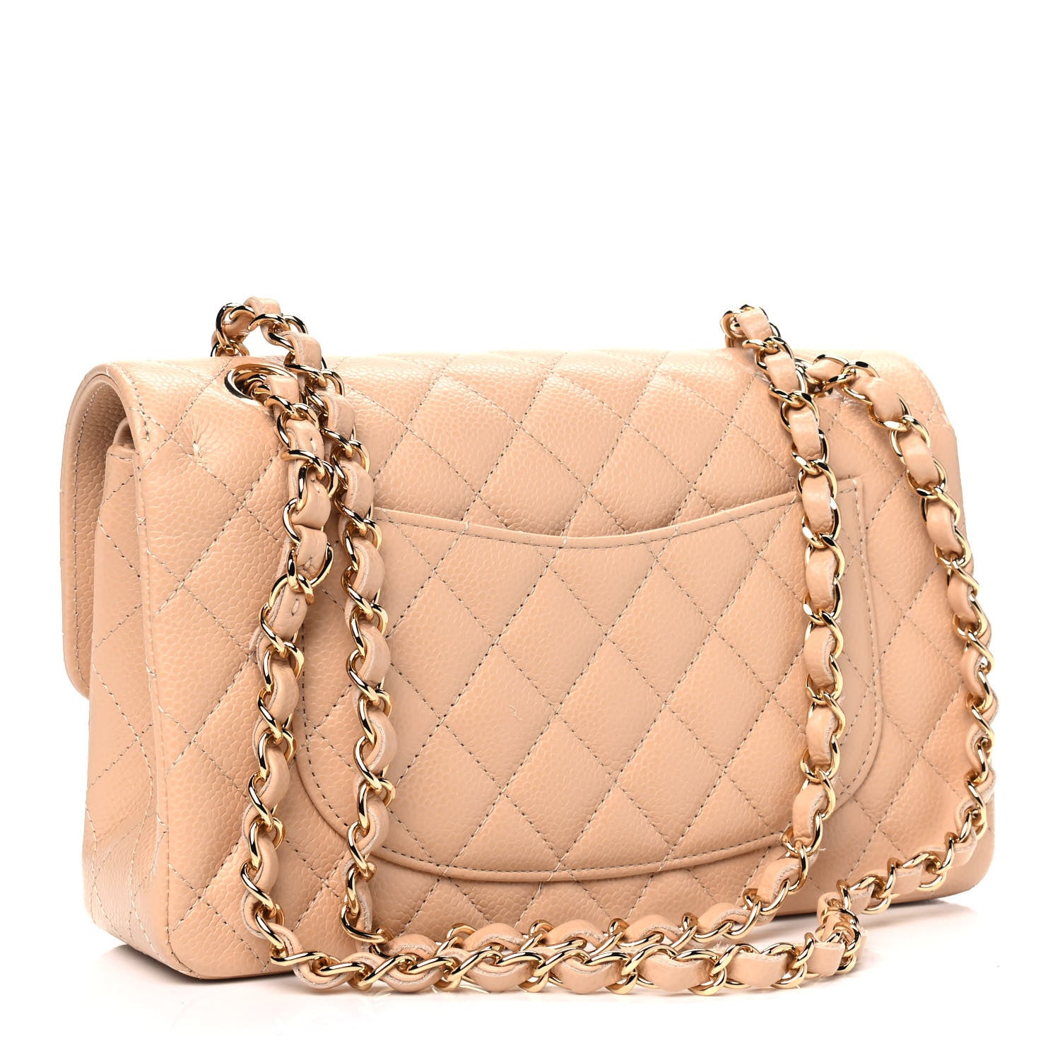 Chanel Caviar Quilted Small Double Flap Beige 2 of 4