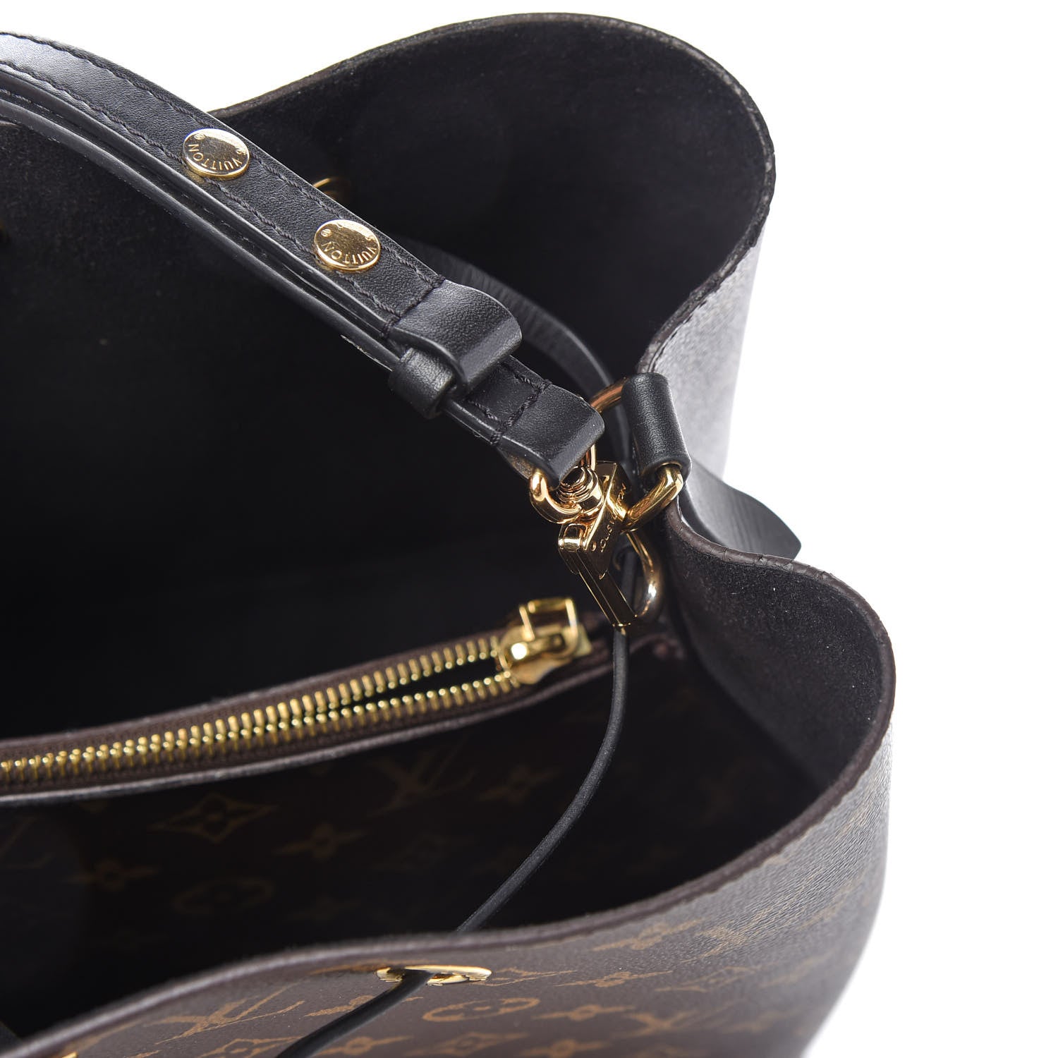 Louis Vuitton Monogram Neonoe MM Black 9 of 11