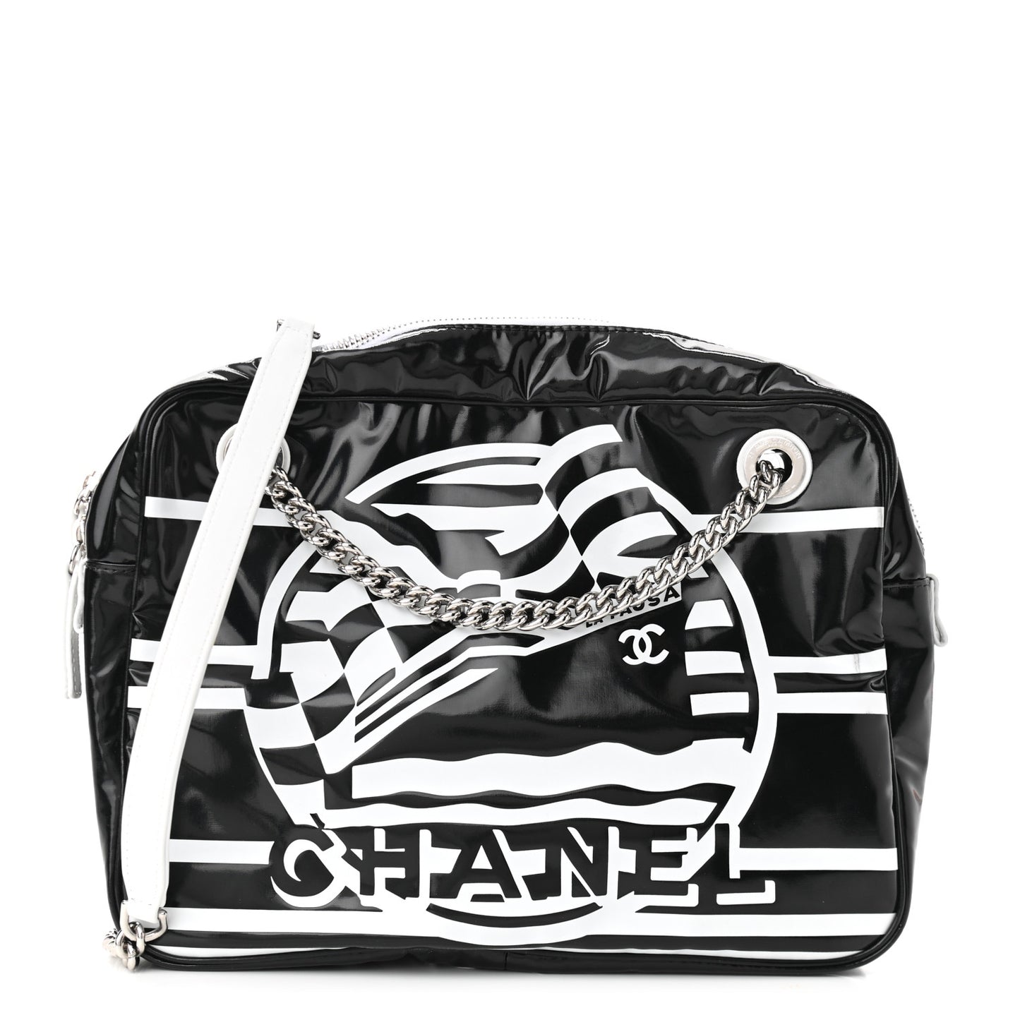 Vinyl Small La Pausa Camera Case Black