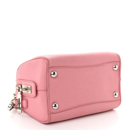 Prada Saffiano Lux Top Handle Crossbody Bag Petalo 4 of 16
