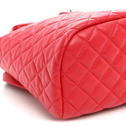 Chanel Lambskin Quilted Small Urban Spirit Backpack Red 9 of 10