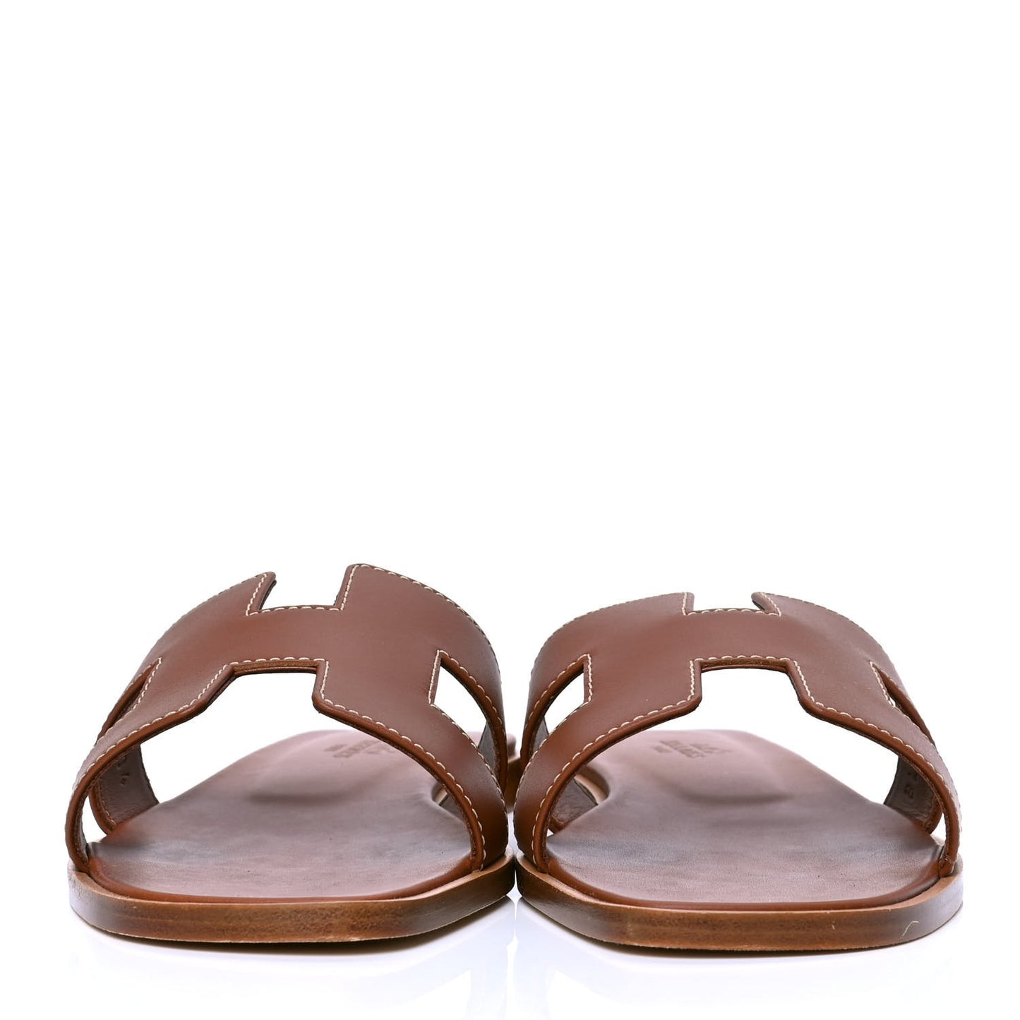 Box Calfskin Oran Sandals 37 Gold