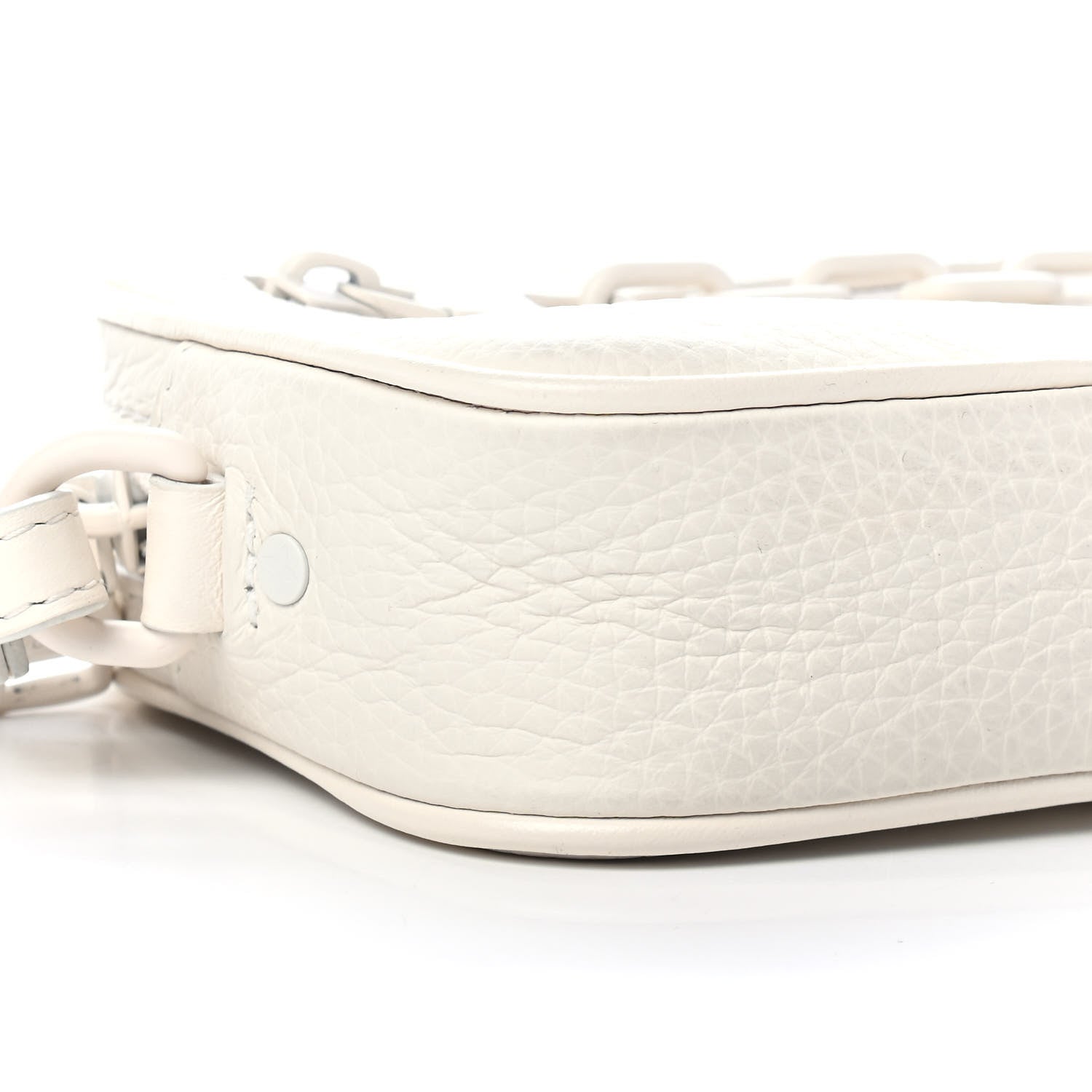 Louis Vuitton Taurillon Monogram Pochette Volga White 7 of 8