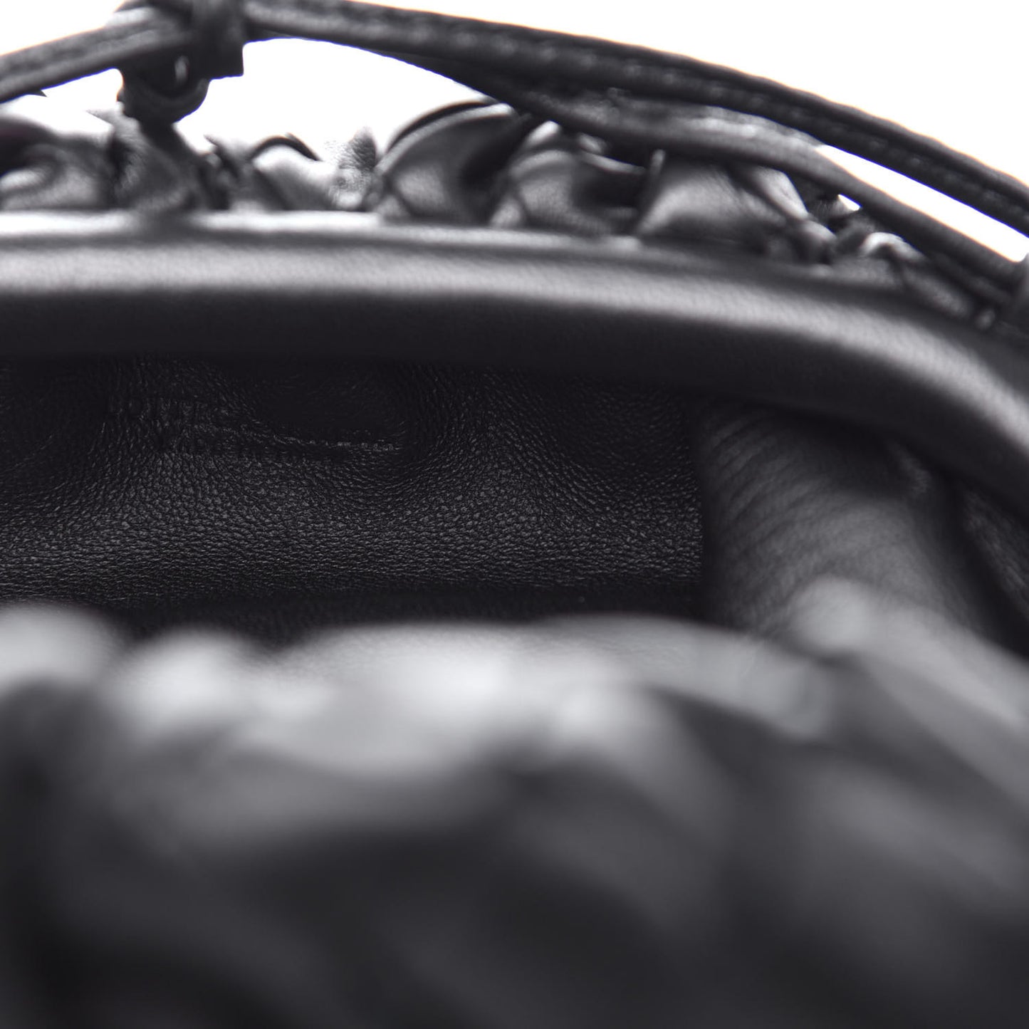 Nappa Intrecciato The Mini Pouch Black