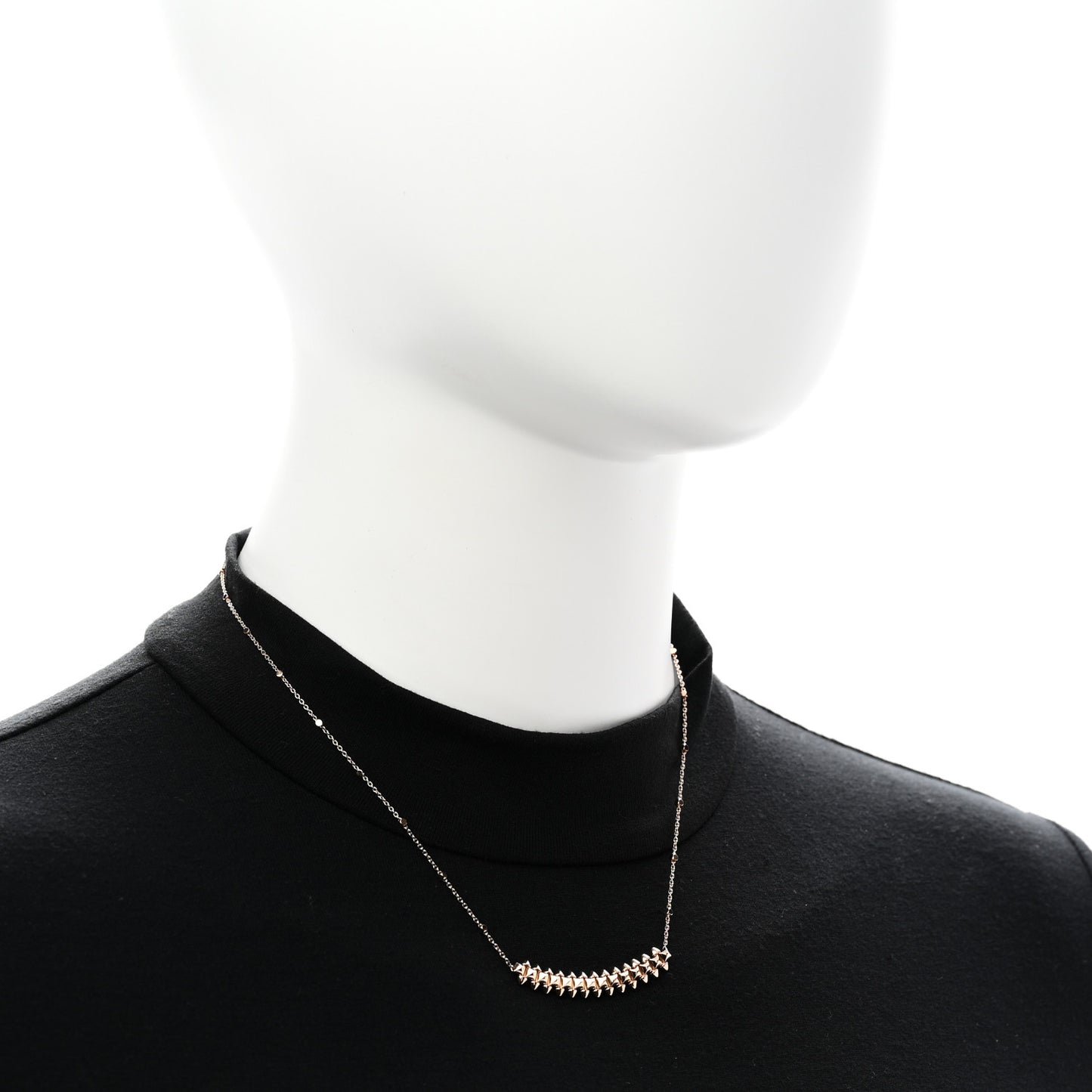 18K Pink Gold Small Clash de Cartier Necklace