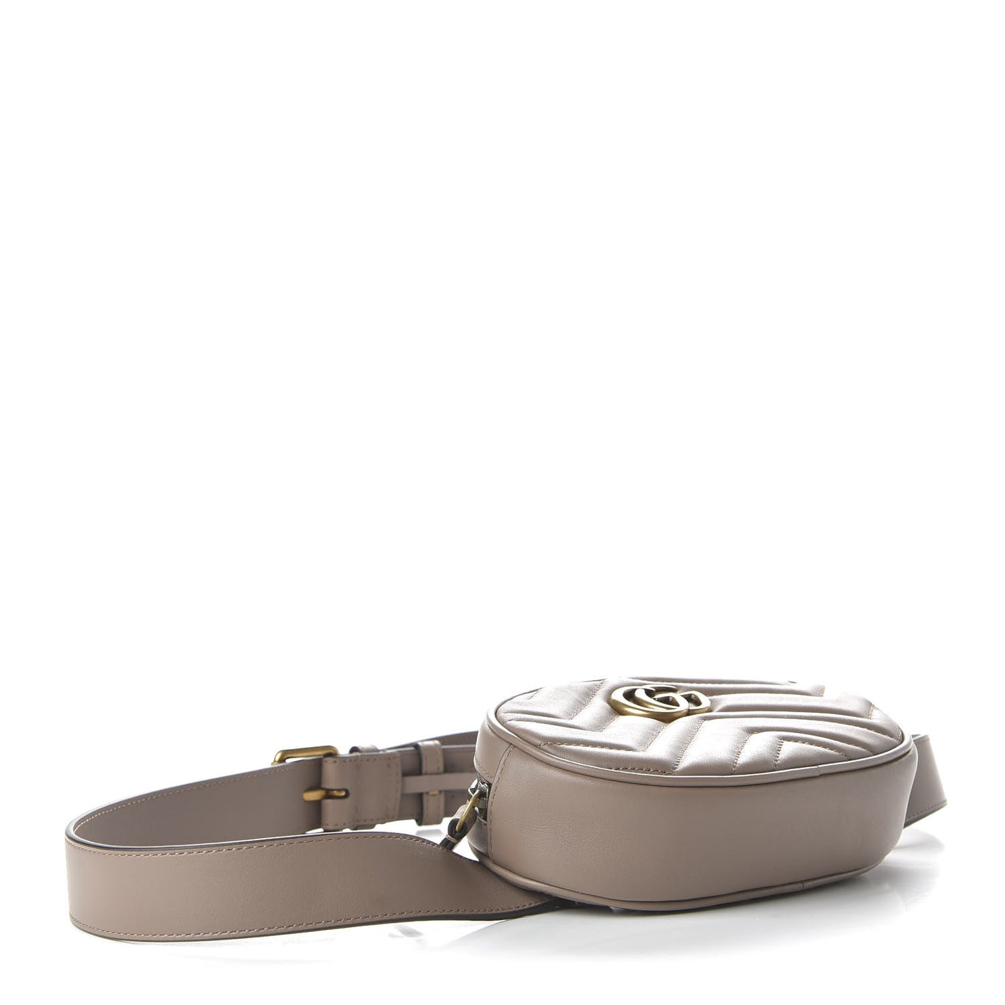 Calfskin Matelasse GG Marmont Belt Bag 105 42 Porcelain Rose