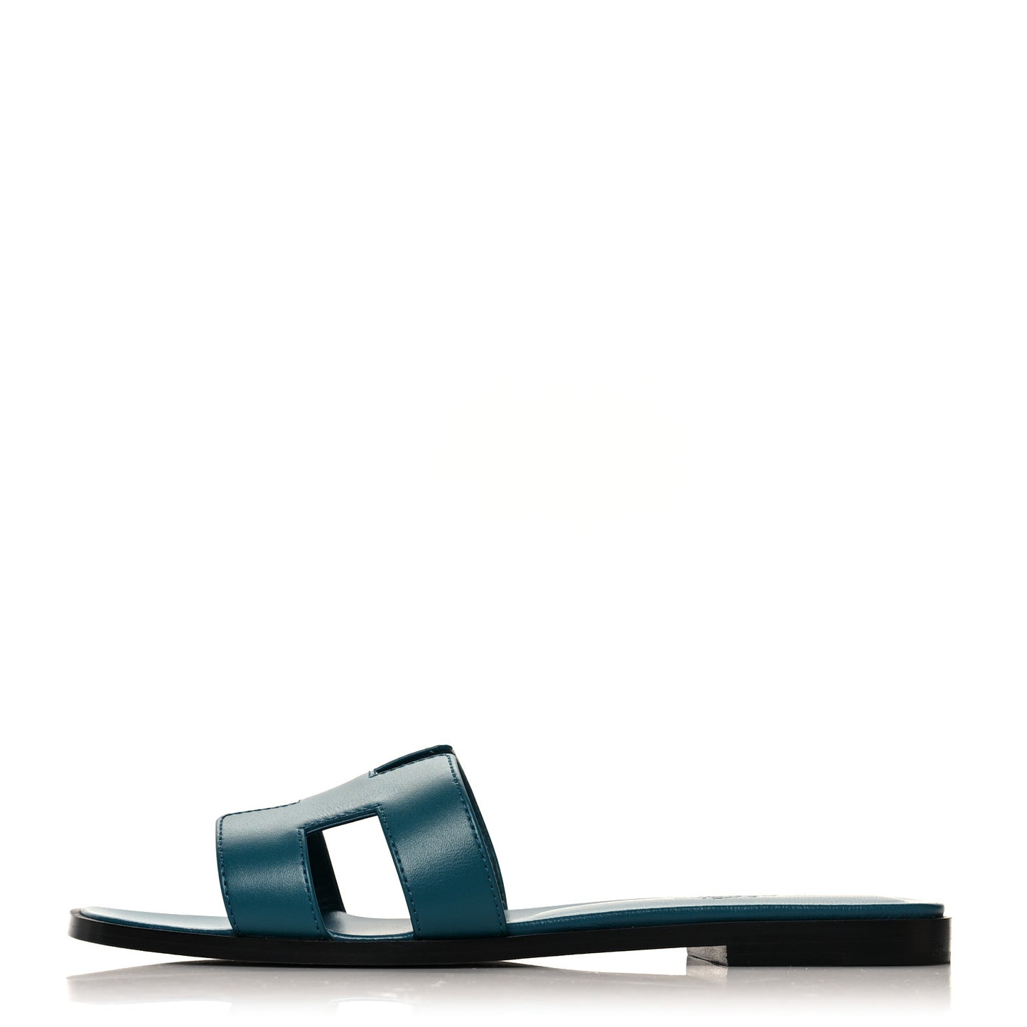 Calfskin Oran Sandals 37.5 Blue Velvet