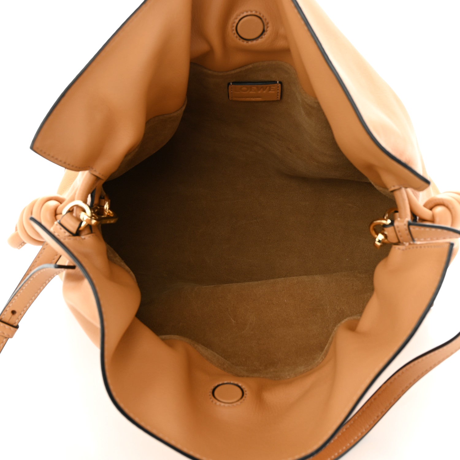 Loewe Nappa Flamenco Knot Clutch Warm Desert 5 of 10